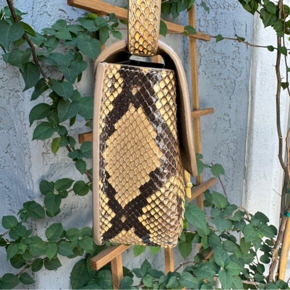 Saint Laurent Kaia Python Crossbody - Picture 10 of 16